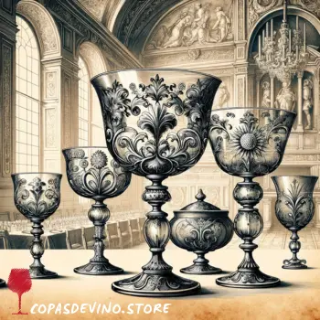 Historia de las copas de vidrio soplado para vino